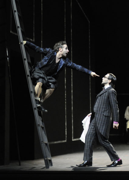 Christopher as Dr Cajus in Falstaff.